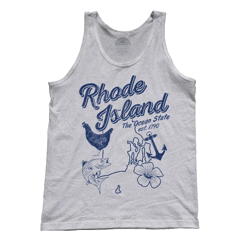 Unisex Vintage Rhode Island Tank Top athletic tank top