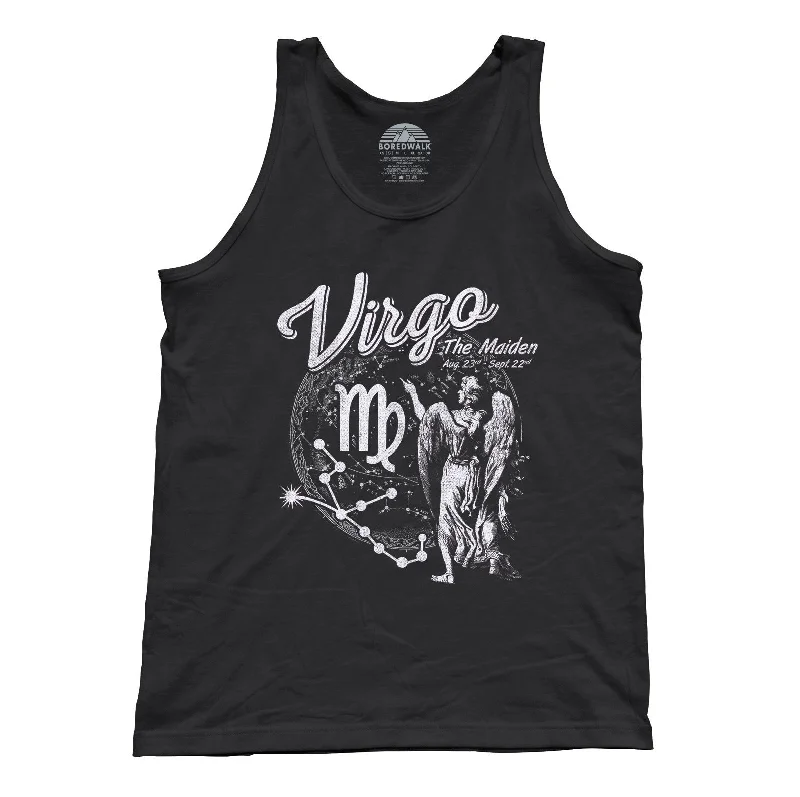 Unisex Vintage Virgo Tank Top low neck tank