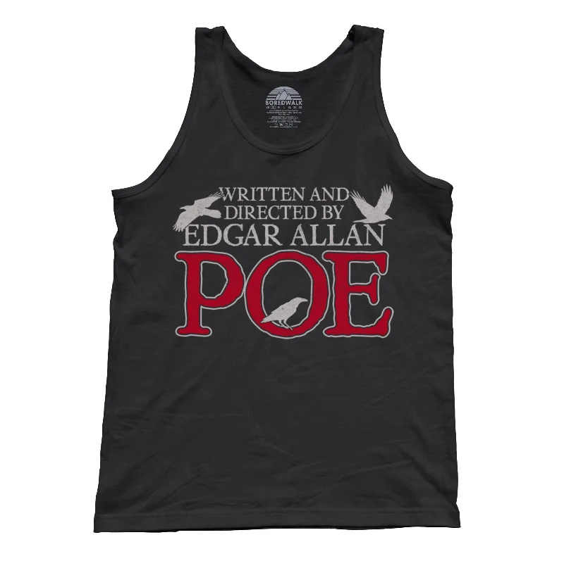 Unisex Written and Directed by Edgar Allan Poe Tank Top bronze tank top