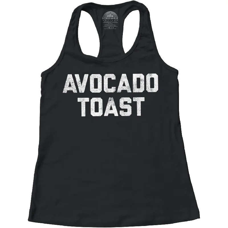 Women's Avocado Toast Racerback Tank Top boho tank top